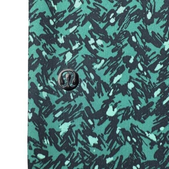 Lululemon Jet Crop Slim In Mountain Peaks Black Forage Teal Size 2 - Picture 8 of 8